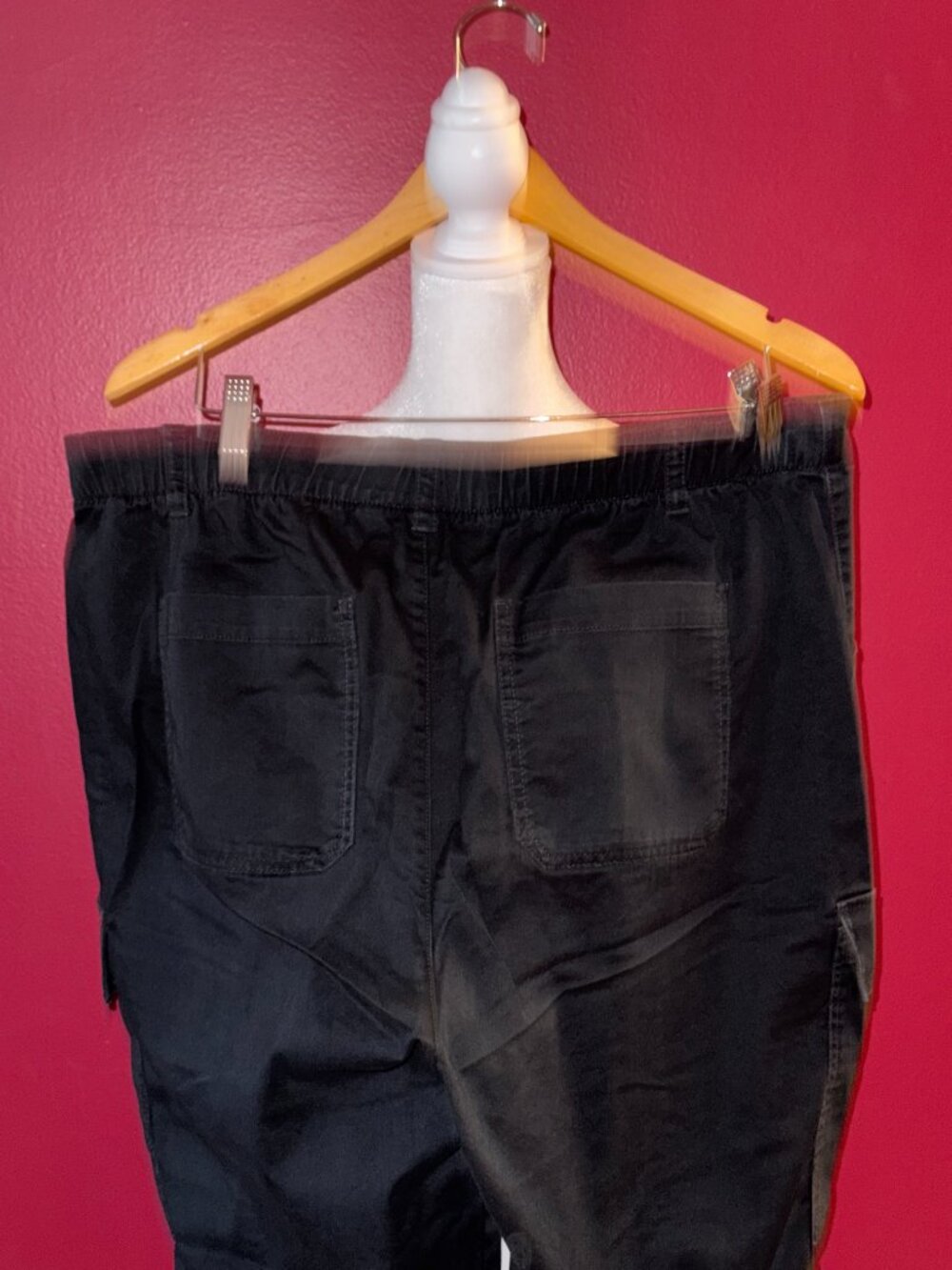 Gap Black Cargo High Waisted Jogger Pants size XL - Picture 11 of 13